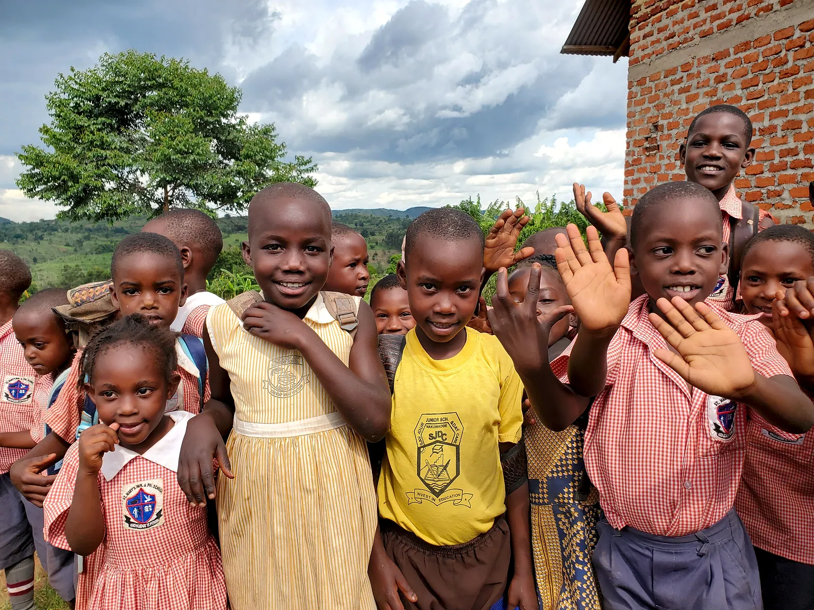 Pupils at St. Mary's