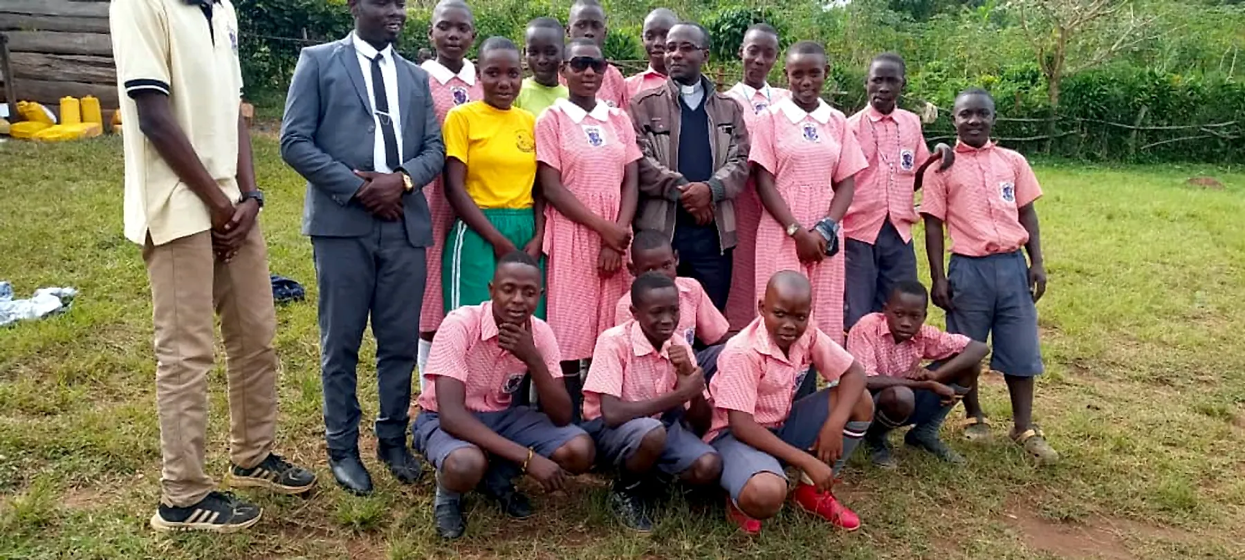 Teachers and P7 pupils